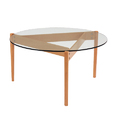 TRIANGOLO GLASS TABLE