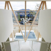 GREEN HOUSE、2階より