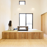 杉と漆喰を使った、きれいな空気の家