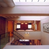 トップライトは遮蔽して夏の暑さを避ける事もできる