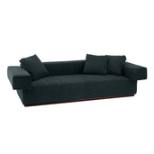 BASSET SOFA DOUBLE ARMS