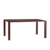 MARGOT SQUARE DINING TABLE 16 Walnut