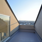 プラインバシーの確保と開放的な眺望のテラス・バルコニー