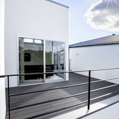 開放感のあるバルコニー