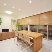 ナチュラルな印象のリビング