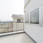 素晴らしい眺めの２階テラス