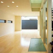 吹き抜けのリビング