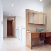 ２階の洗面スペース