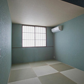 将来の仕事部屋にもなる、来客用のモダンな和室