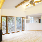 ナチュラルな雰囲気のリビング