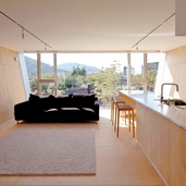 ボートハウスのリビング