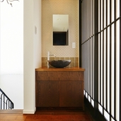 和室横の洗面台