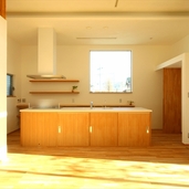 造作アイランドキッチン