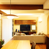 ダイニングキッチンからの眺め