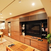 こだわりの壁面収納家具