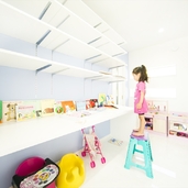 子供の気配を感じるキッズスペース
