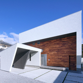  I3-house 「丘の上にある造形」