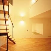 間接照明中心の照明計画