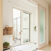 部屋干しを想定したドライルーム