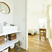 便利な洗面スペース