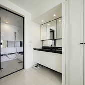 シンプルでかっこいい水回り