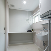 充実したランドリールーム