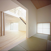 畳スペースからの見渡し