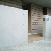 RC埋込みステンレス表札・インターフォン