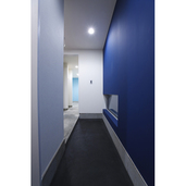 ギャラリーのようなエントランス