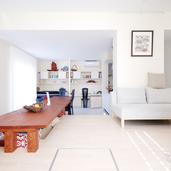 壁に沿ったワークスペース