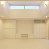 リビングの造り付け家具