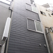 PC造で隣家との間隔を最小限に建物面積を最大化