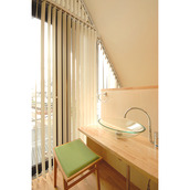 お洒落なガラスの洗面台