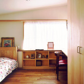 将来子ども部屋にもなる寝室