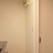 ホワイトボード仕様のキッチン壁