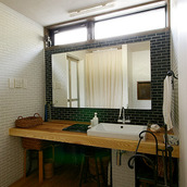 無垢のカウンター