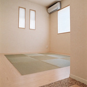 スタイリッシュな畳スペース