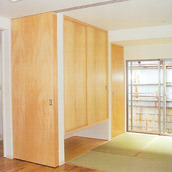 開放的な和室スペース