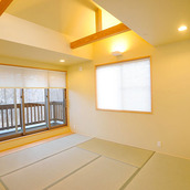 間接照明の明るいモダン和室