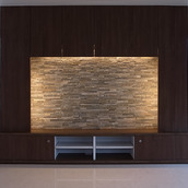 2階リビングのテレビボードb