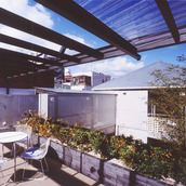 ３階のルーフテラス