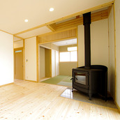 リビング 薪ストーブ