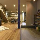 土間と繋がるLDK