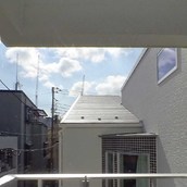家事室のバルコニー