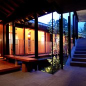 雷山の別荘｜エントランスホール