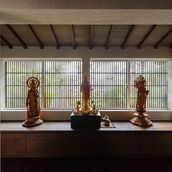 仏像の展示コーナー