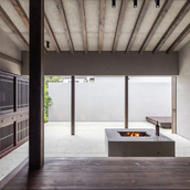 内外一体の空間