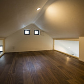 両側の部屋から使えるロフト