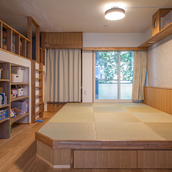子供の遊び場＋小上がり＋寝室