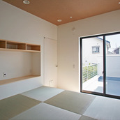 主寝室から見たバルコニー